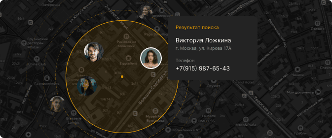 Обезличенный пример результата поиска в Шерлок бот
